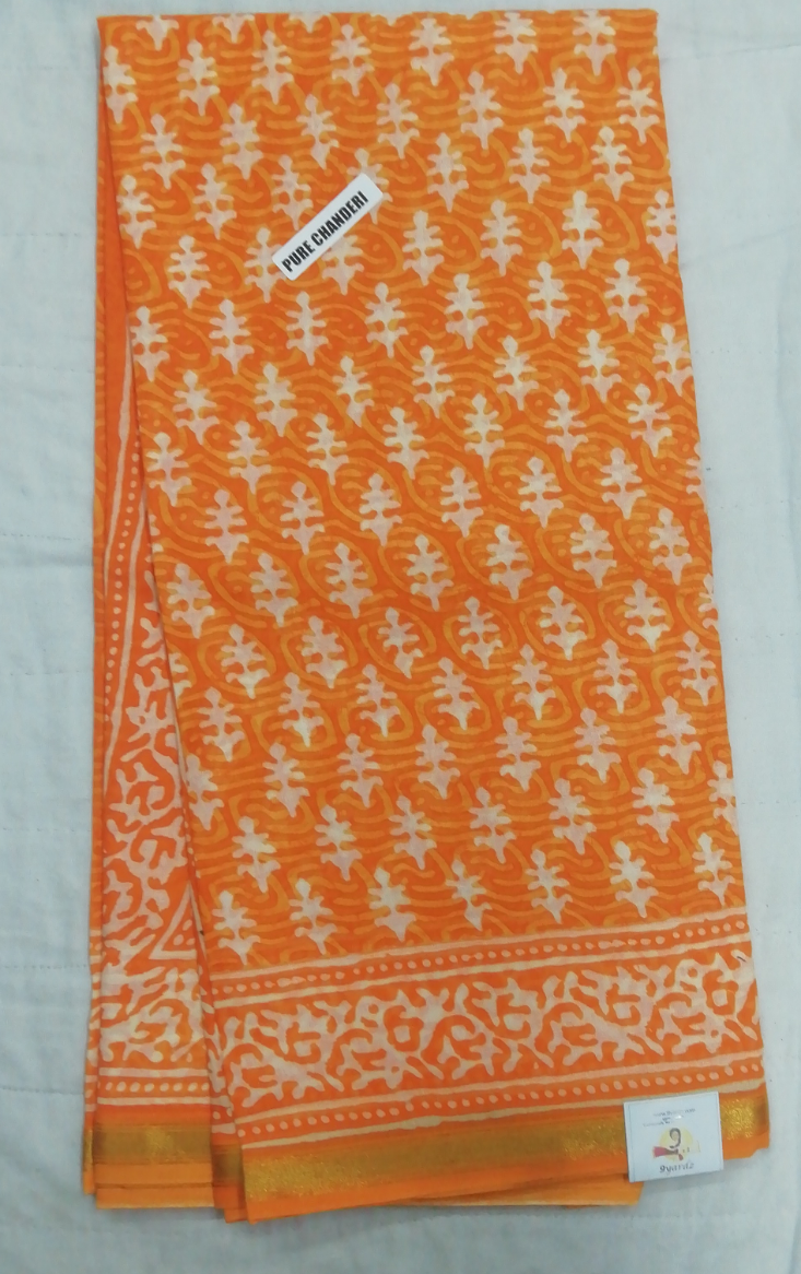 Chanderi cotton 6 yards