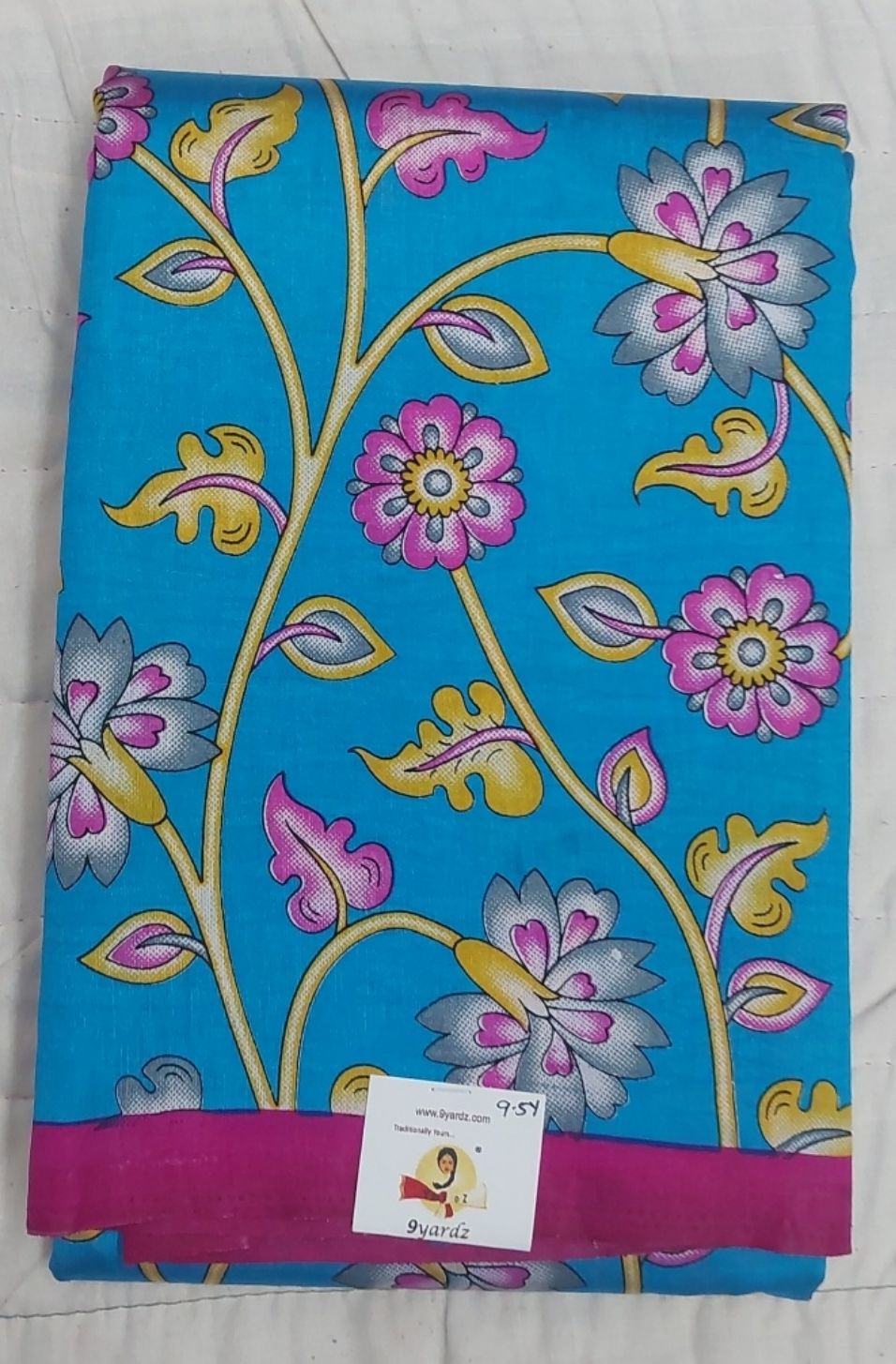 Printed Silk 9.5 yards