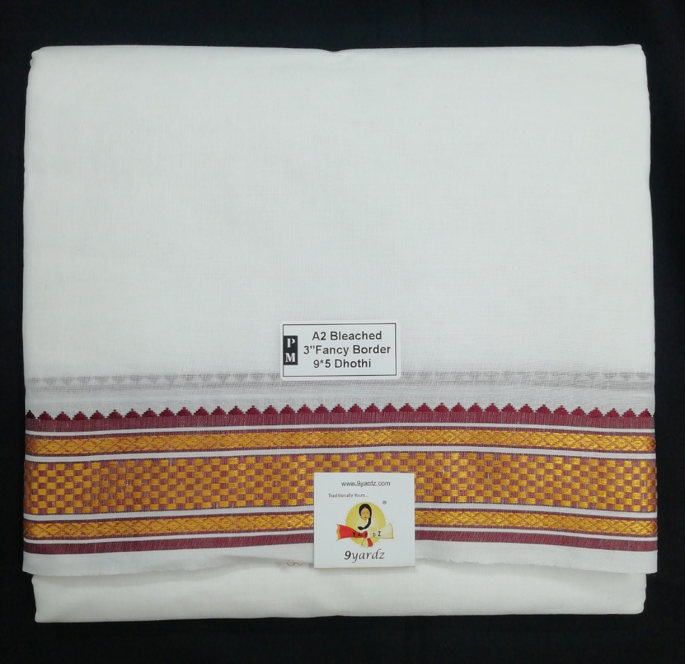 Nagari Cotton dhoti 9*5 Dhoti