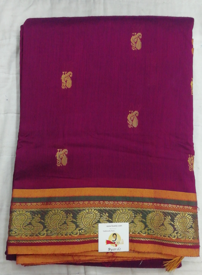 Akshaya cotton 9.5 yards madisar