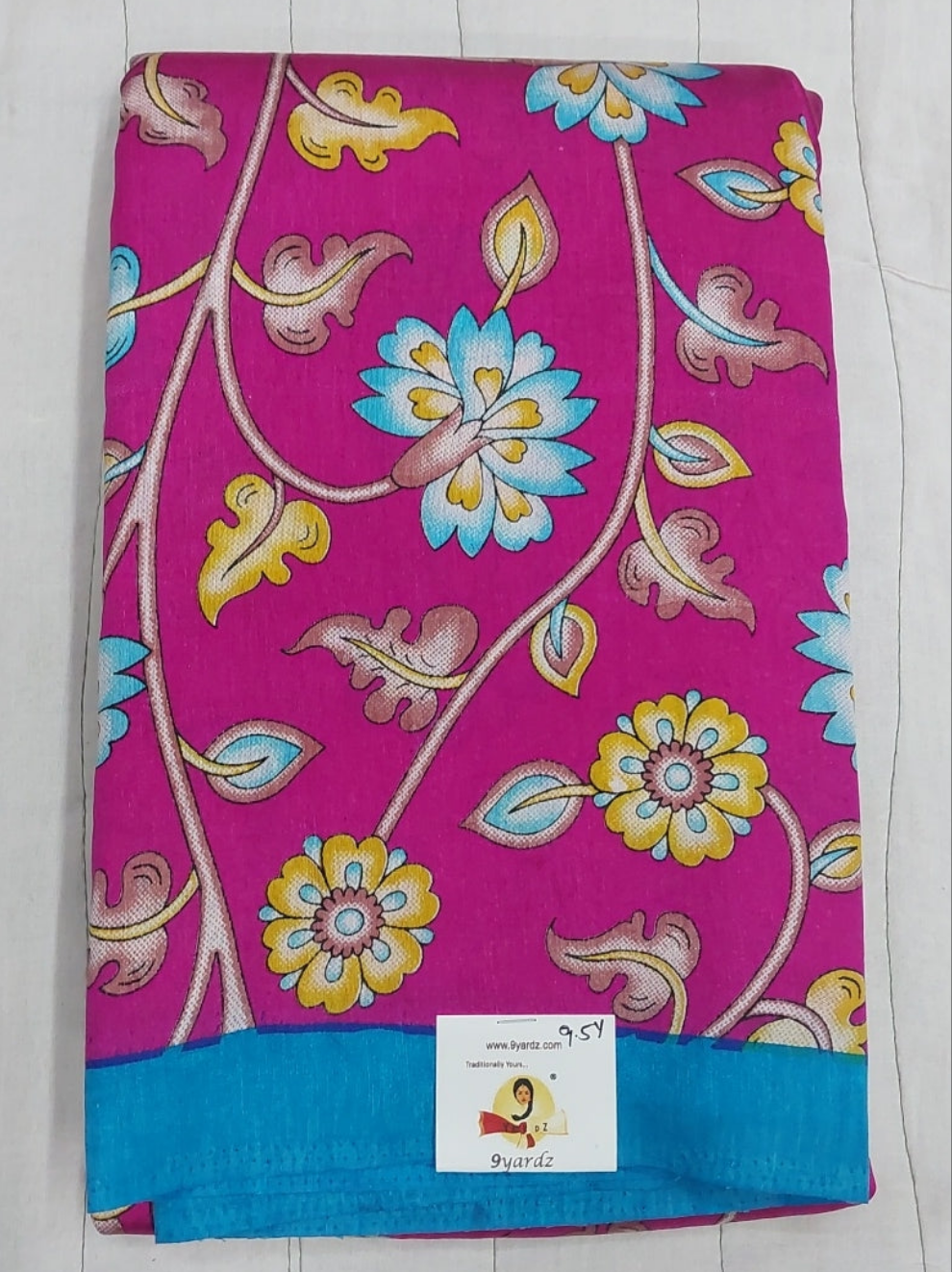 Printed Silk 9.5 yards
