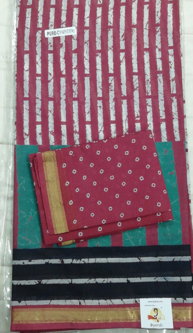 Chanderi cotton 6 yards