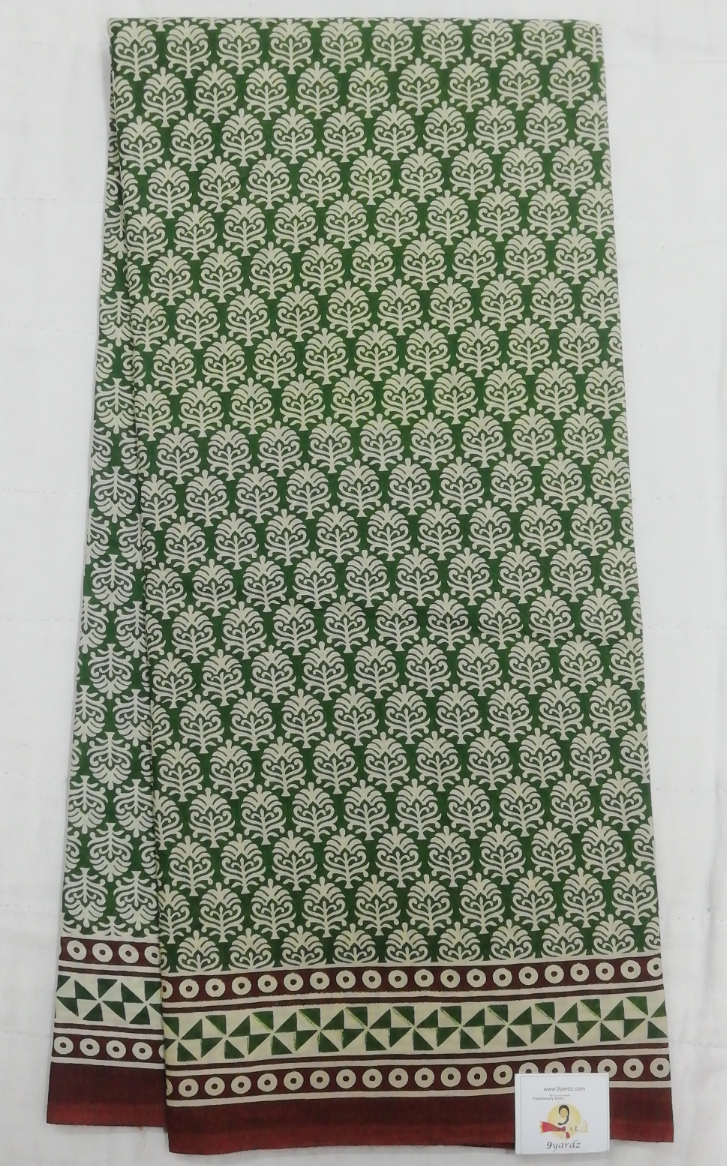 Sanganeri  cotton 6 yards
