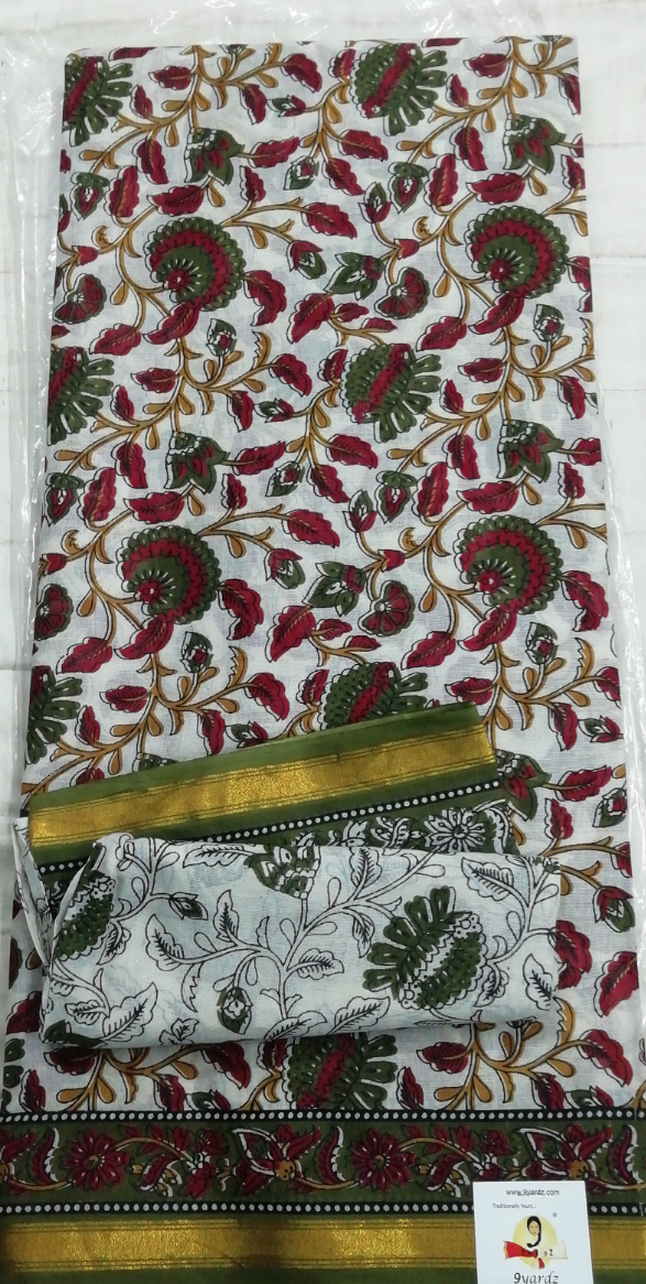 Chanderi cotton 6 yards