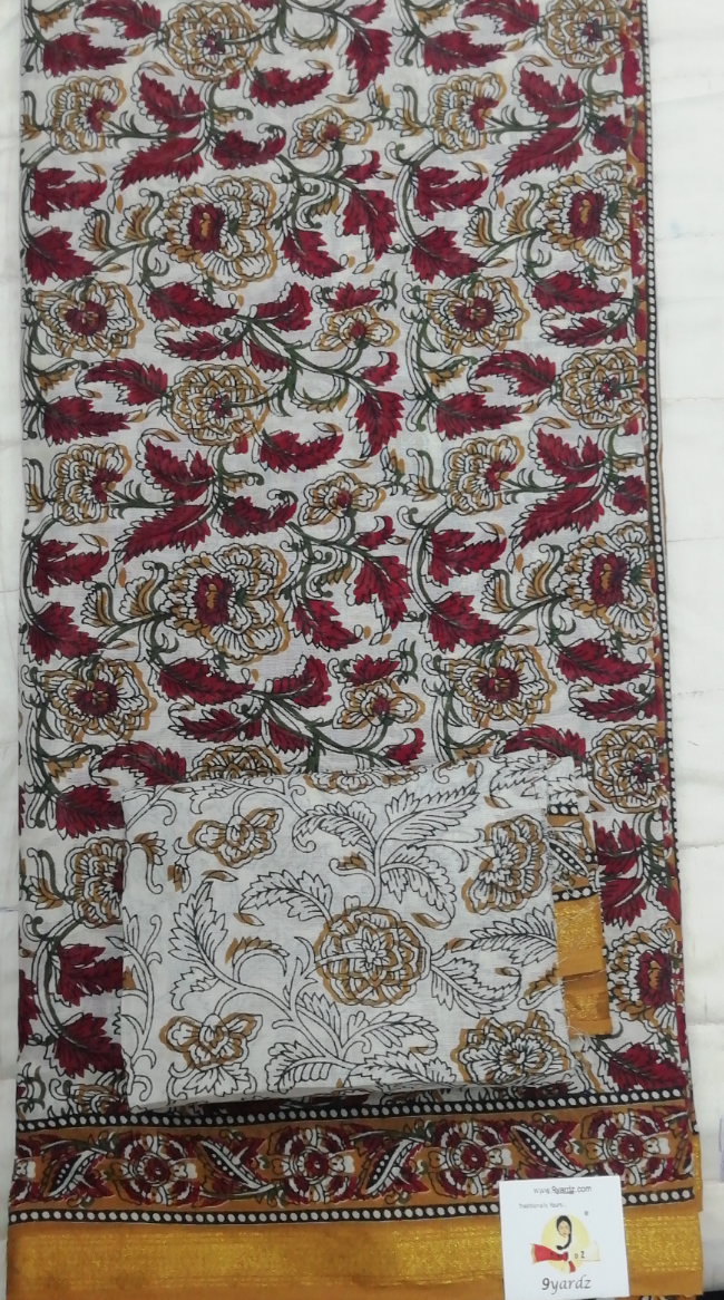 Chanderi cotton 6 yards