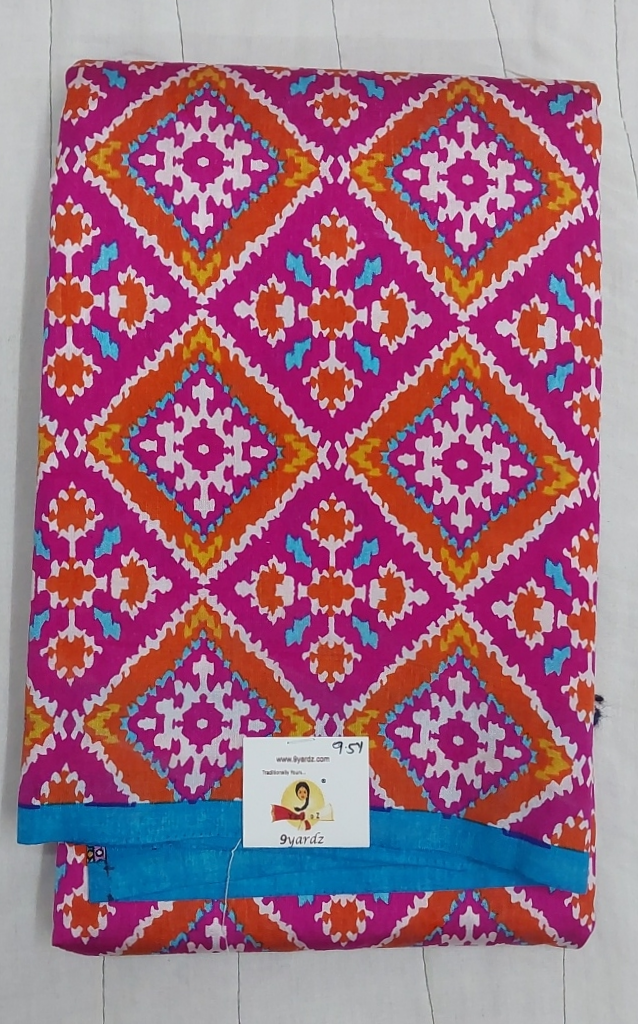 Printed Silk 9.5 yards