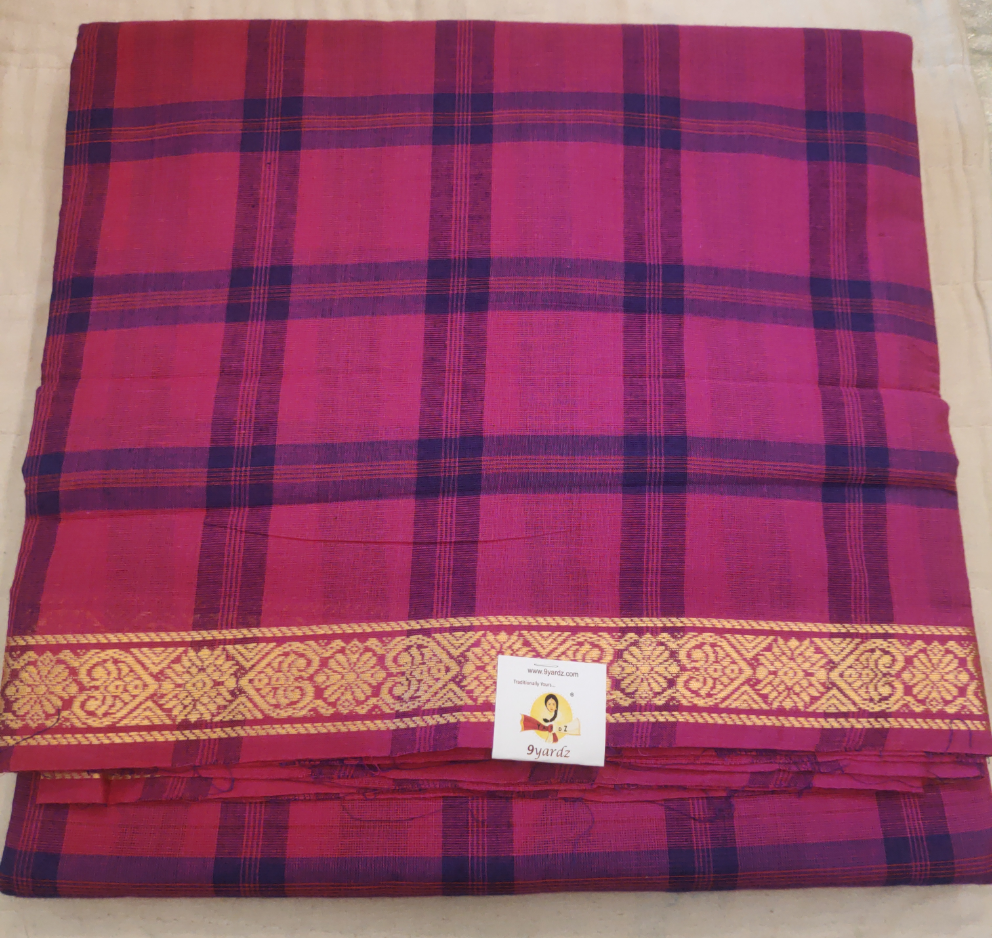 Chettinadu / Karaikudi cotton 10.5 yards madisar