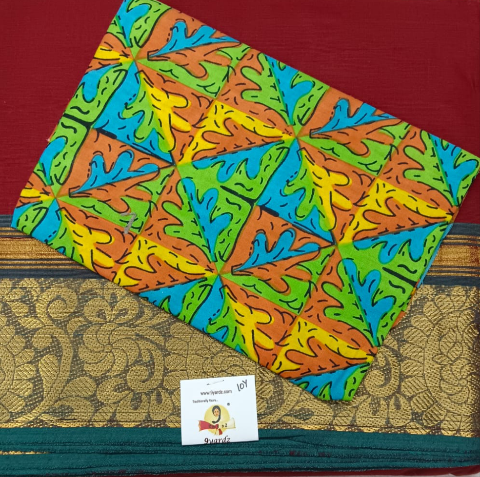 Arupukottai cotton 10 yards madisar