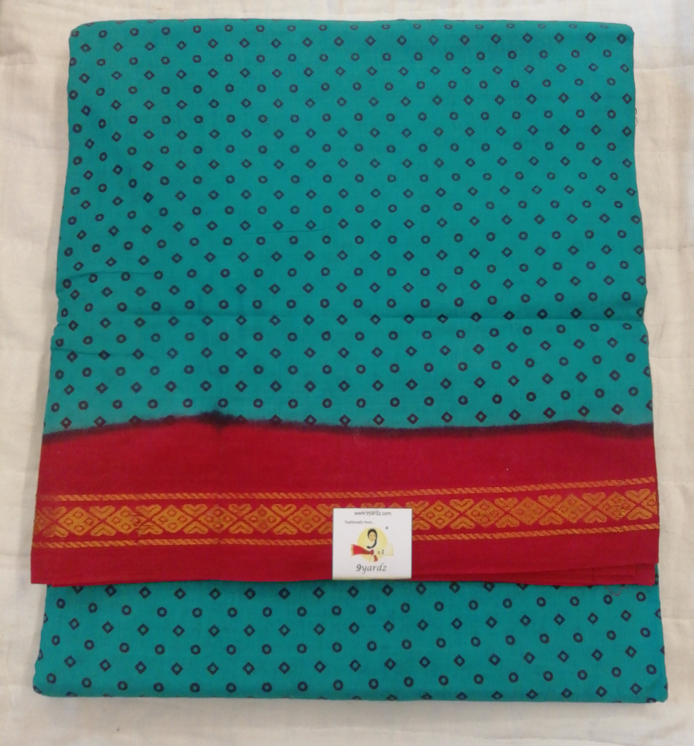 Sungudi cotton 12 yardz