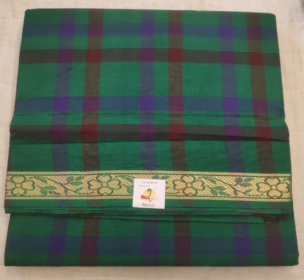 Chettinadu / Karaikudi cotton 10.5 yards madisar