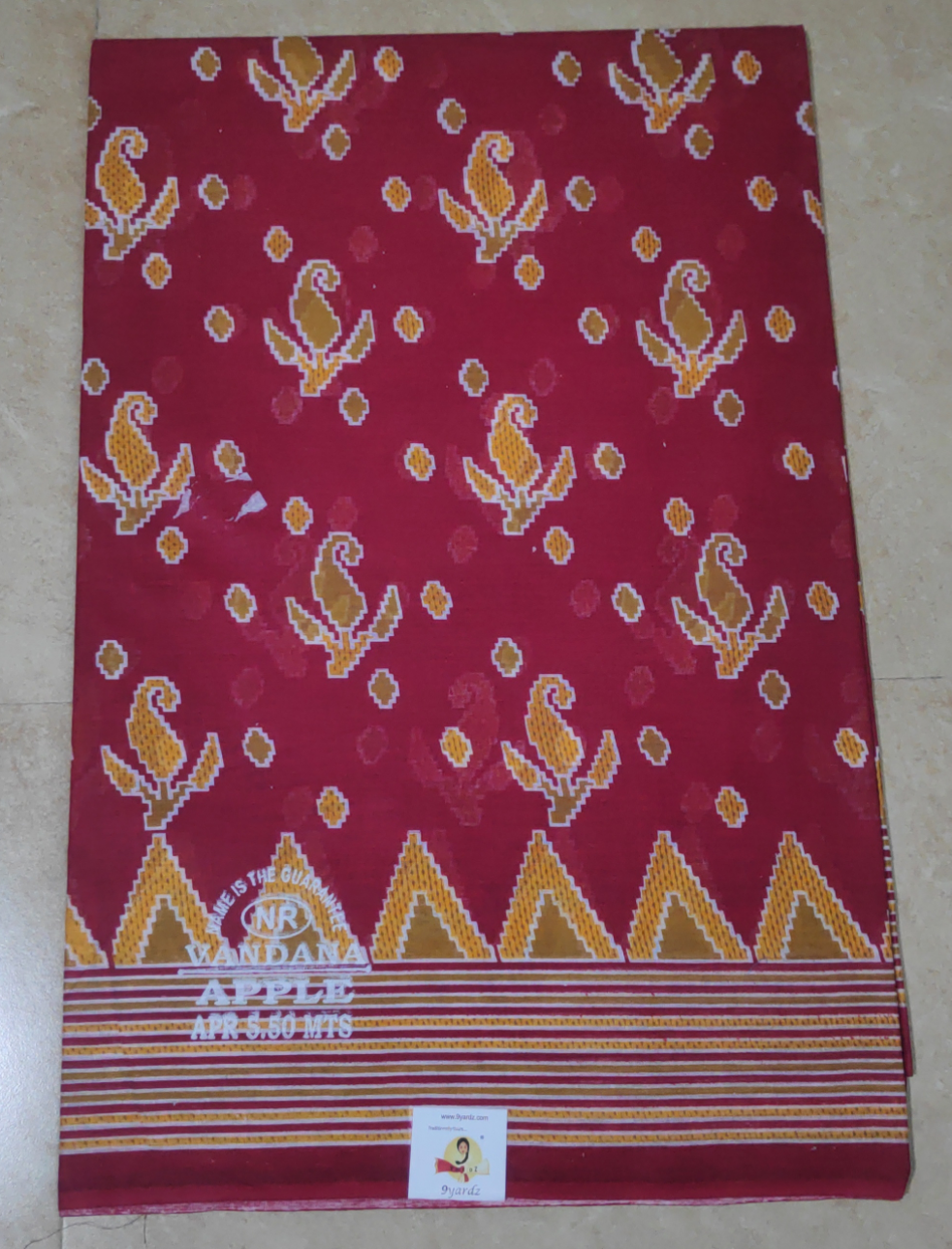 Cotton printed saree