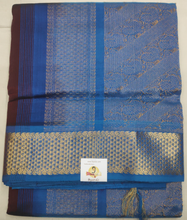Load image into Gallery viewer, Pure silk cotton- Reverse Pallu- Semi Korvai