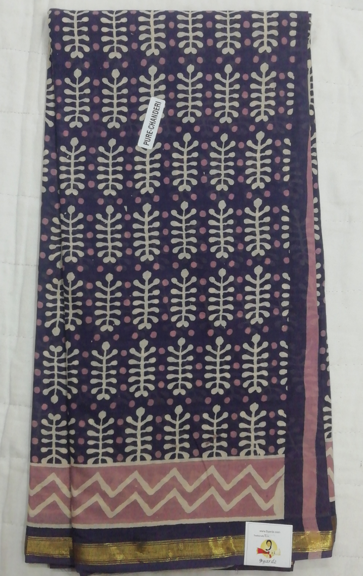 Chanderi cotton 6 yards