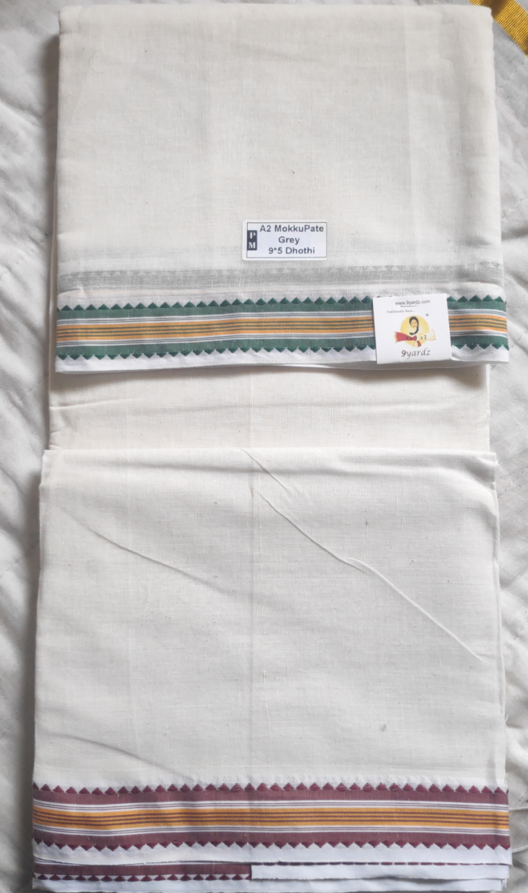 Nagari Cotton Dhothi 9*5