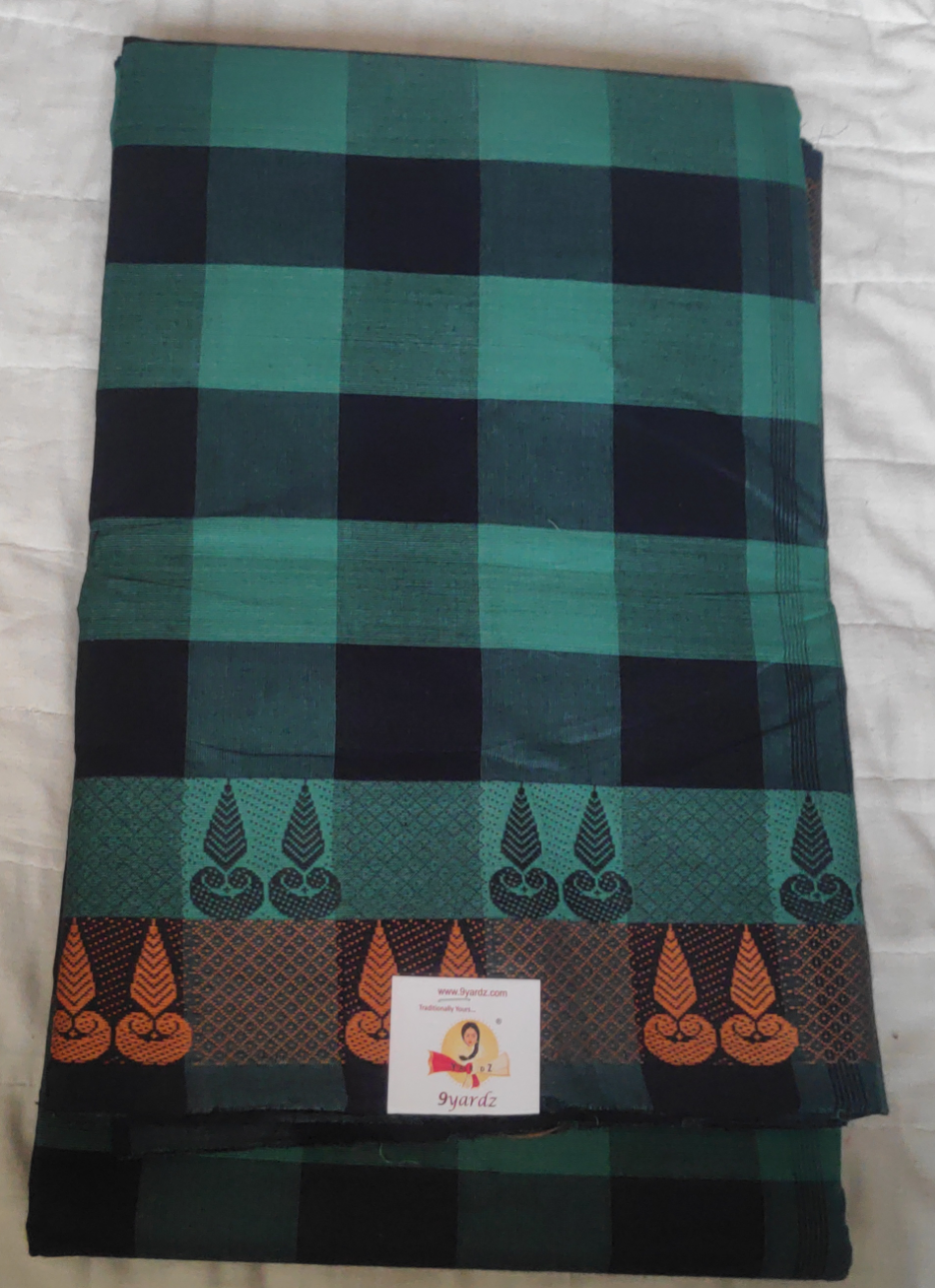 Chettinadu / Karaikudi cotton 9.5 yards madisar