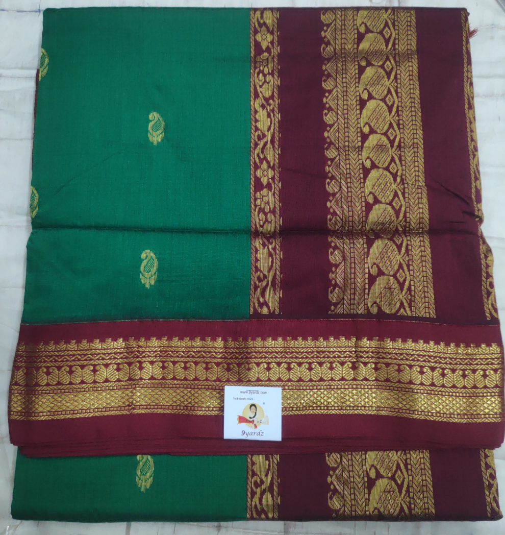 Kalyani Cotton Butta  9.5yards