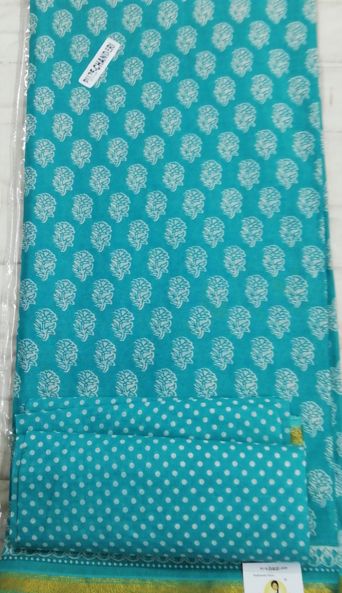 Chanderi cotton 6 yards