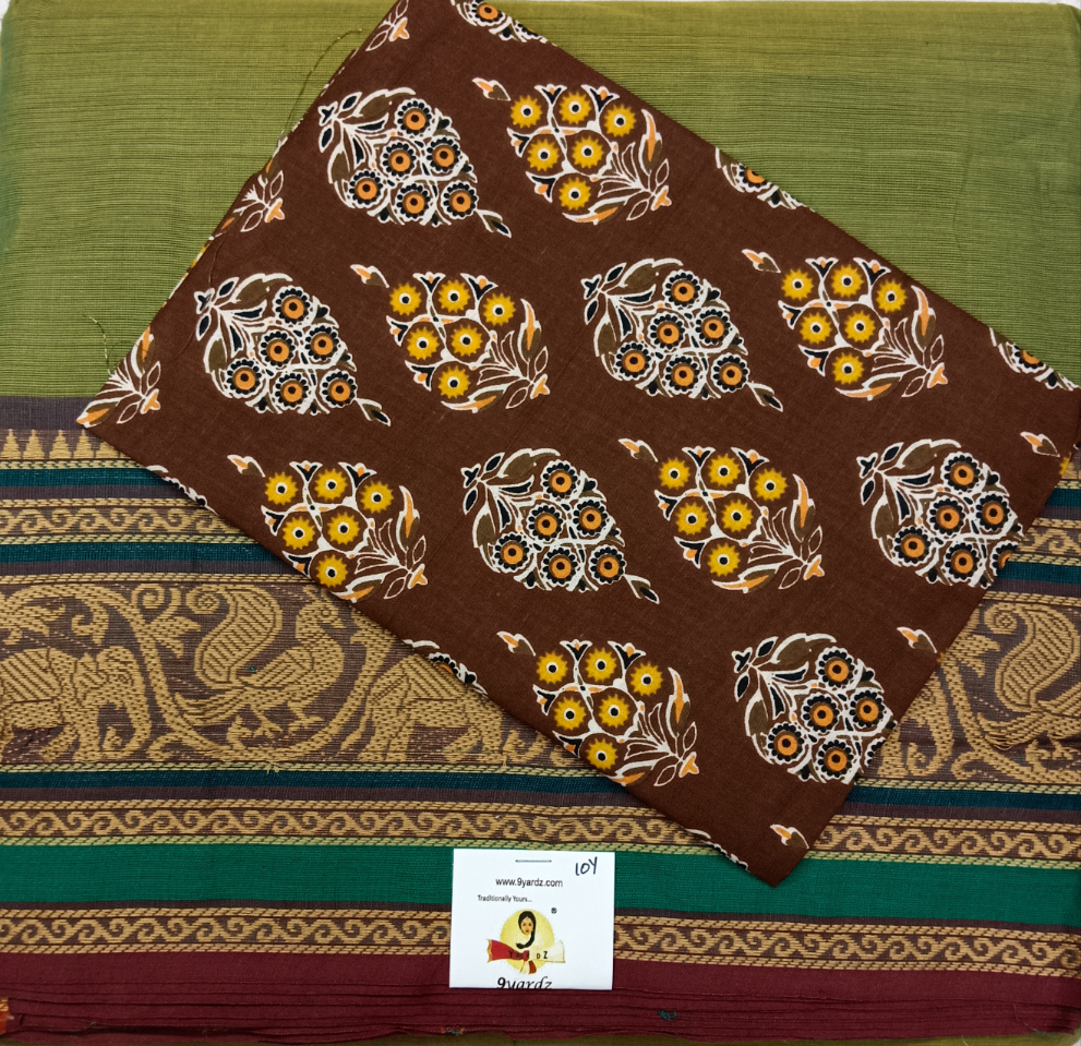 Arupukottai cotton 10 yards madisar