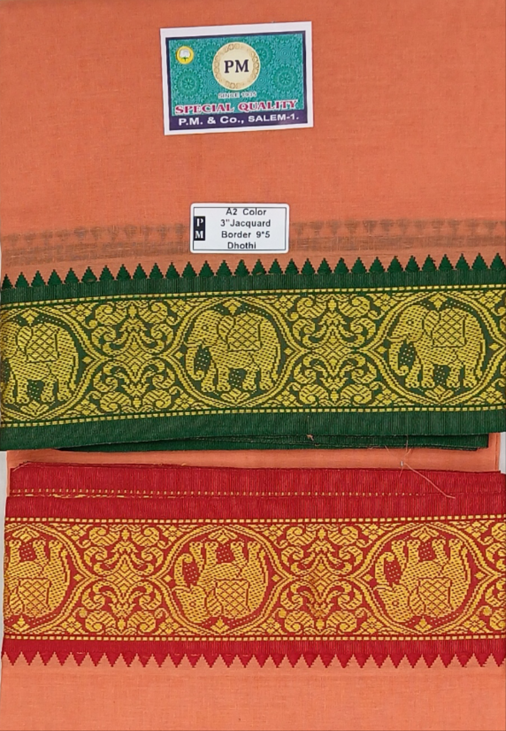 Cotton Colour  Dhothi 9*5
