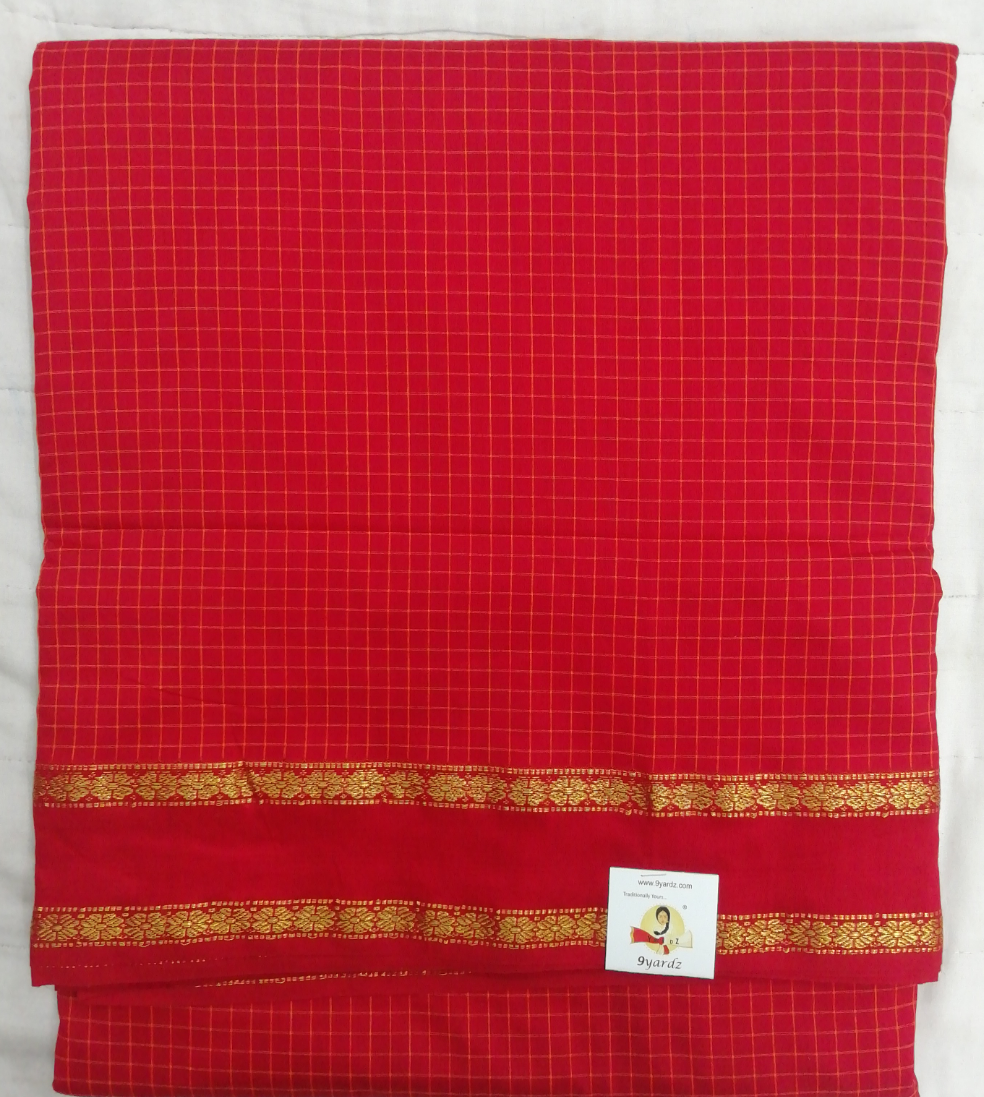 Kalyani Cotton checked  9.7yards