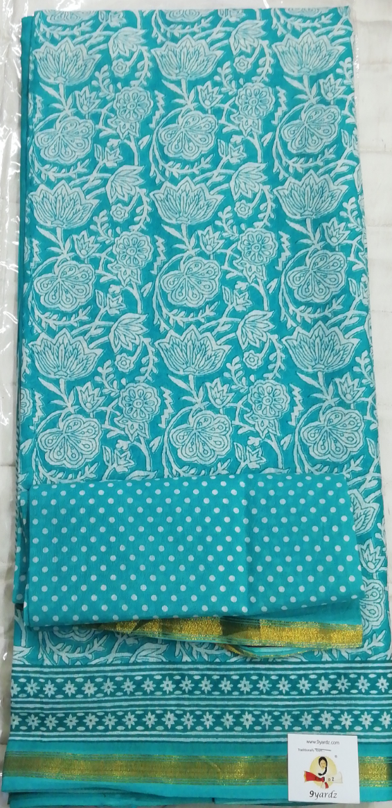 Chanderi cotton 6 yards