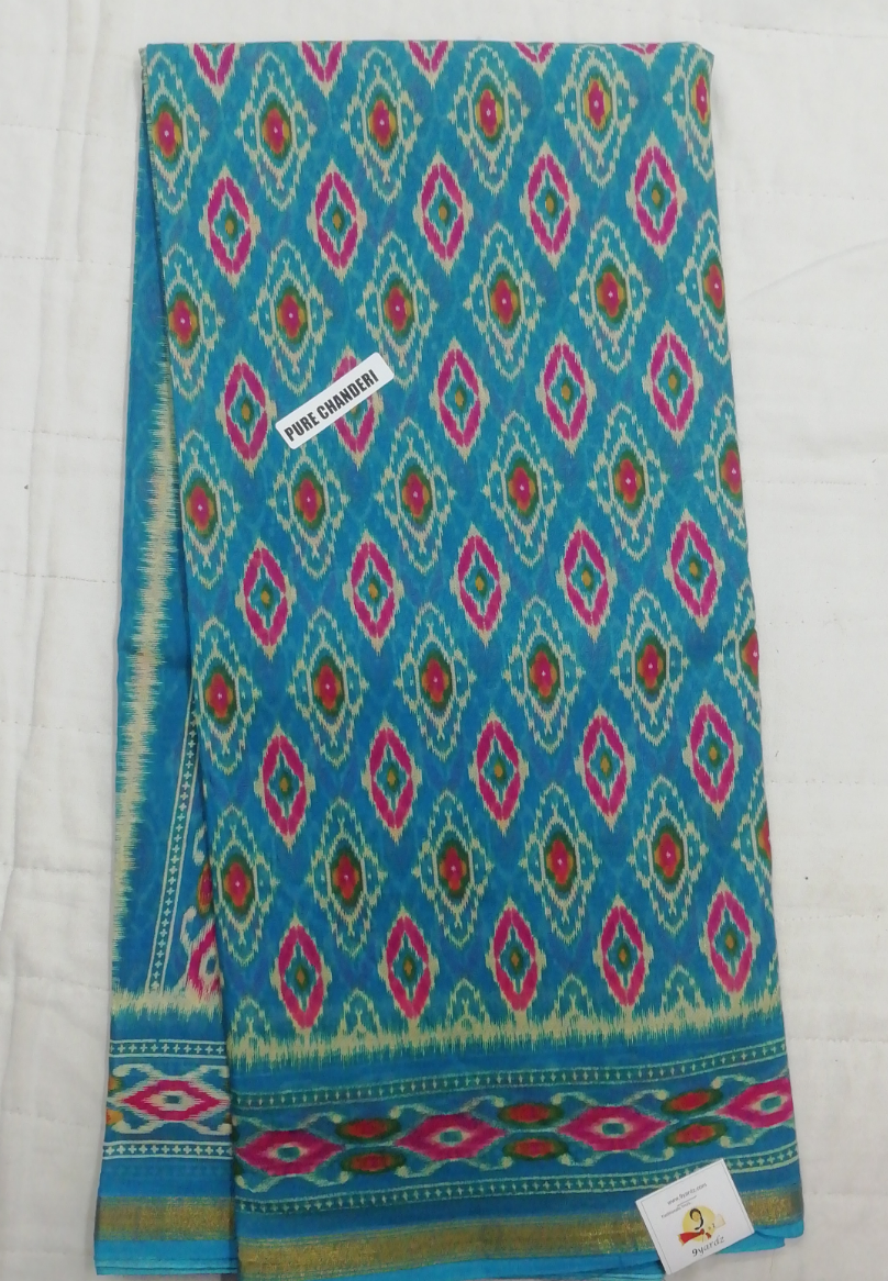 Chanderi cotton 6 yards