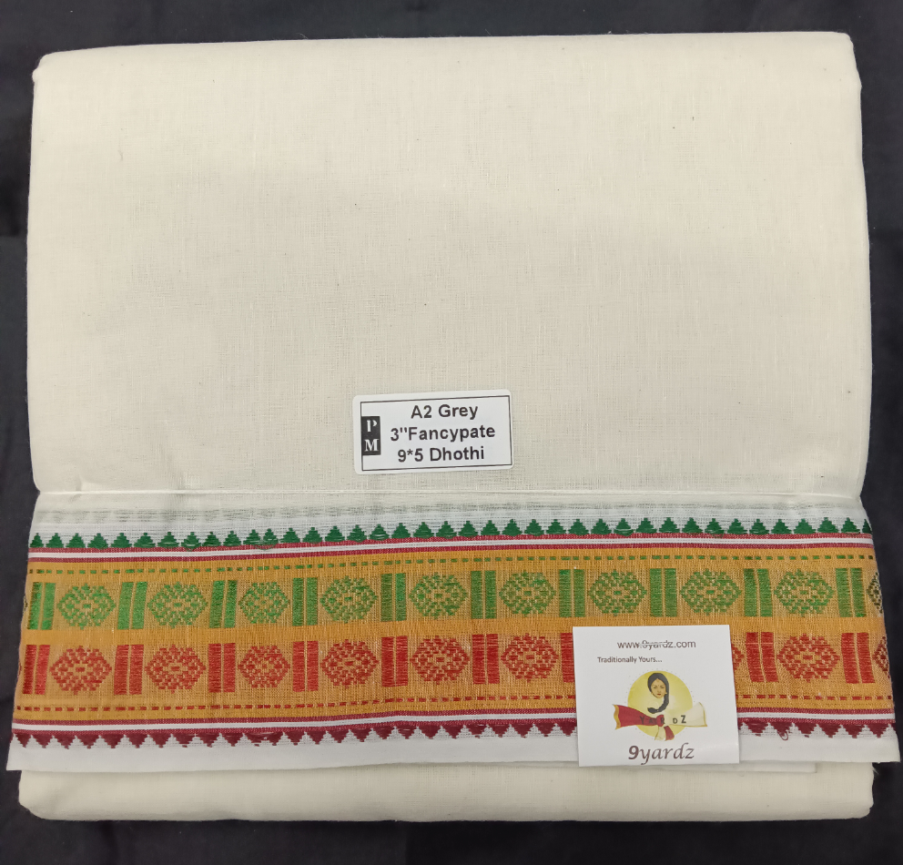 Nagari Cotton Dhothi 9*5