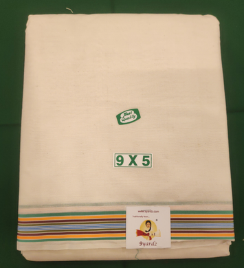 Cotton Dhothi UNBleached 9*5