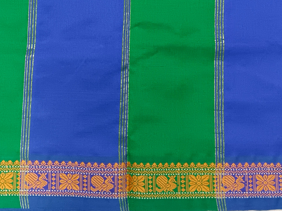 Semi silk cotton 6Yards