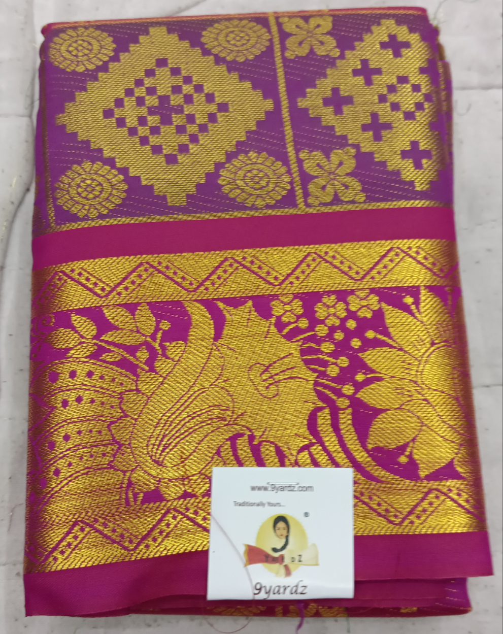 Pavadai poly silk 27"