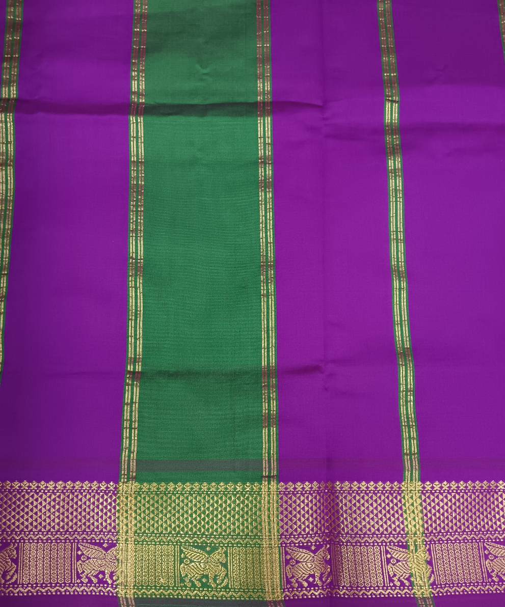 Semi silk cotton 6Yards