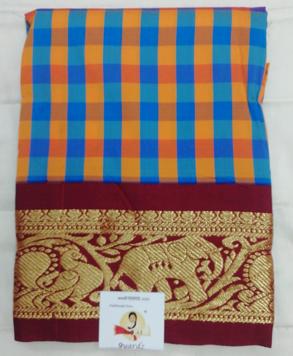 Pavadai poly silk 27"