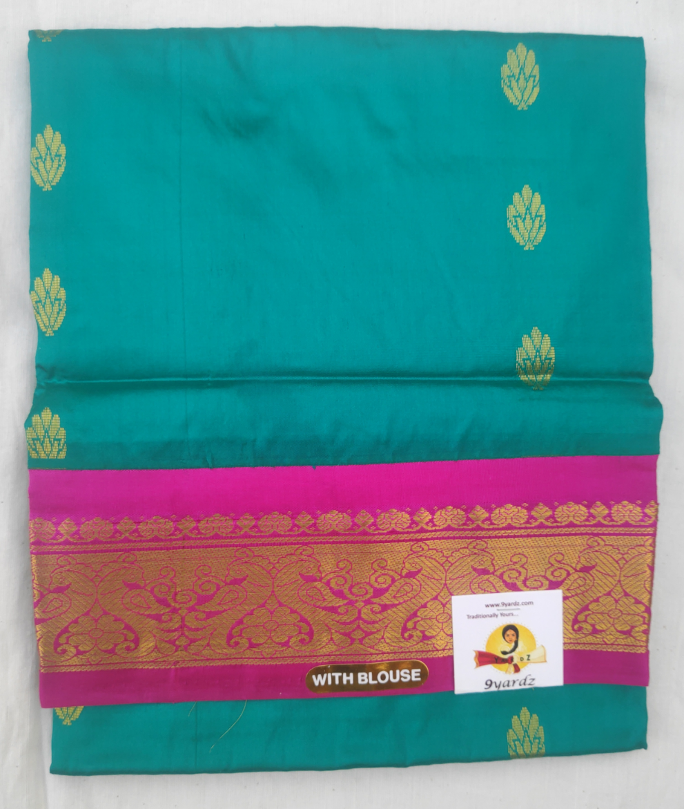 Pattu Pavadai Pure silk 44" with blouse