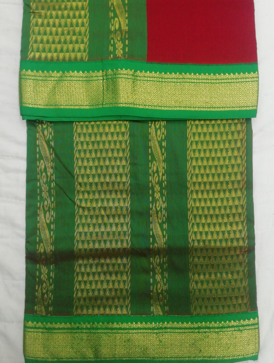 Kalyani Cotton 8.8 metres/ 9.5 yards madisar