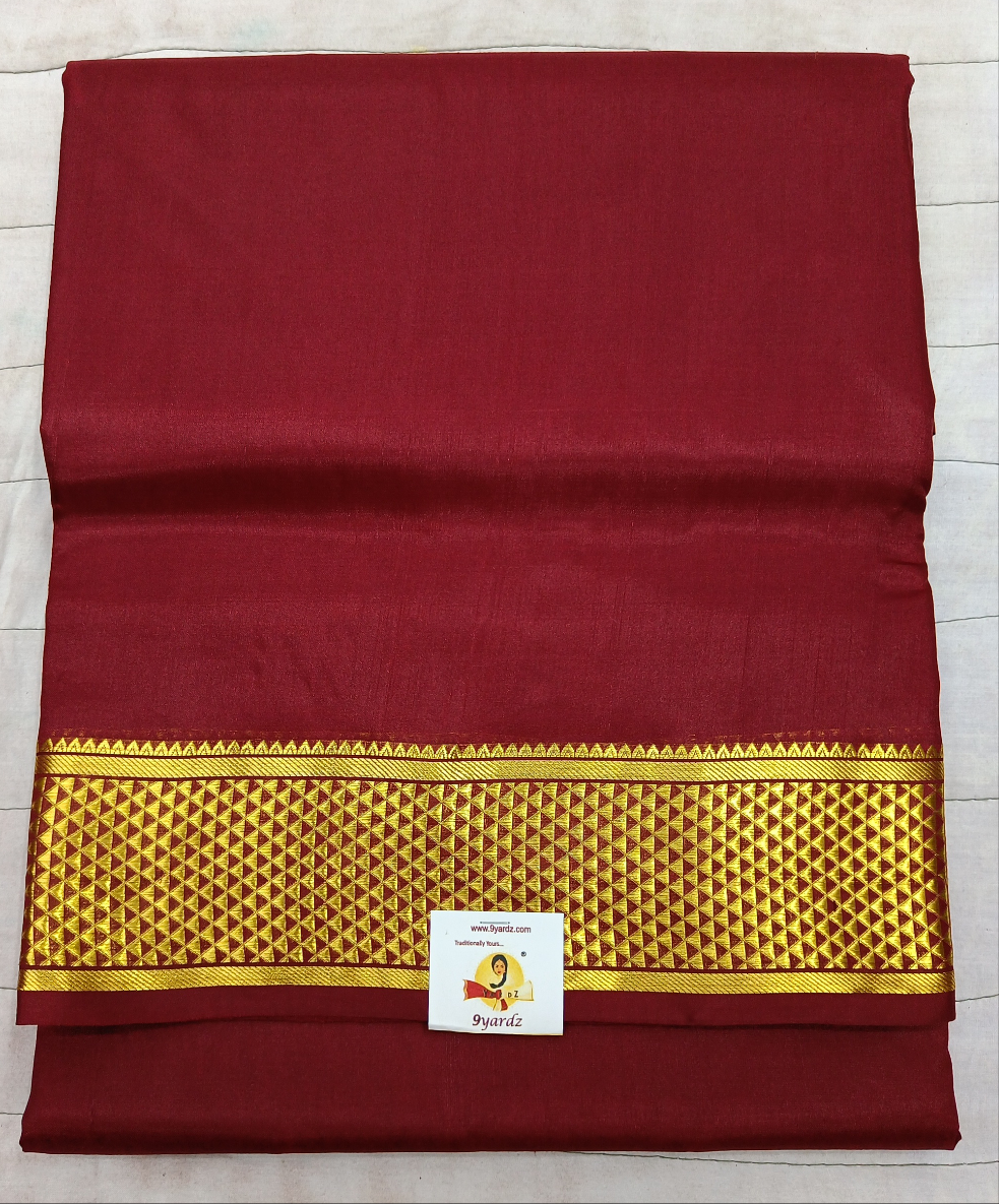 Pure silk 10yardz Muhurtham saree