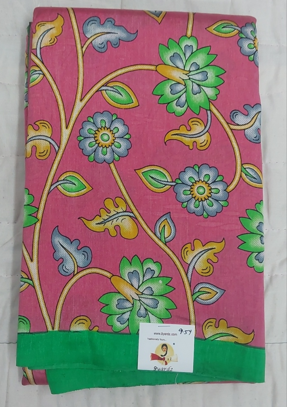 Printed Silk 9.5 yards