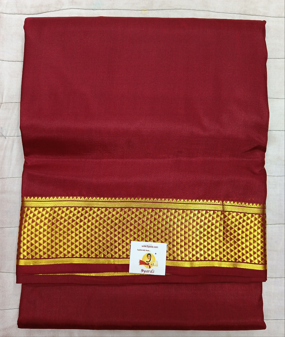 Pure silk 10yardz Muhurtham saree