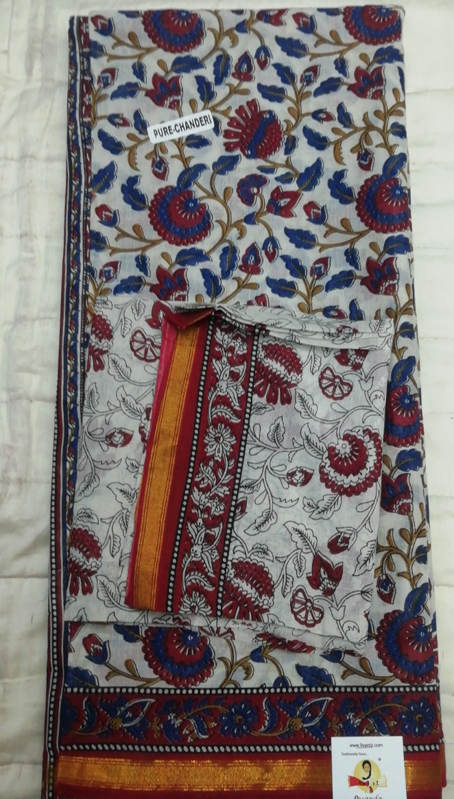 Chanderi cotton 6 yards