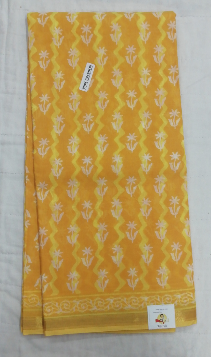 Chanderi cotton 6 yards