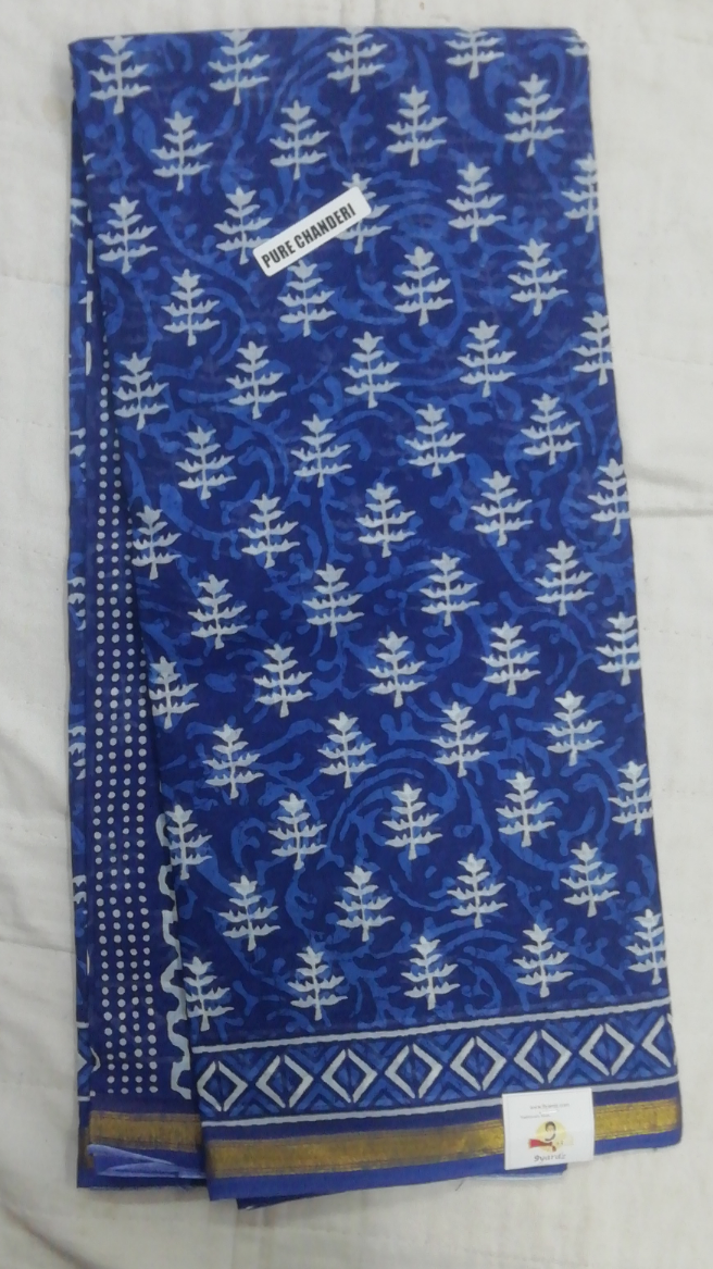 Chanderi cotton 6 yards