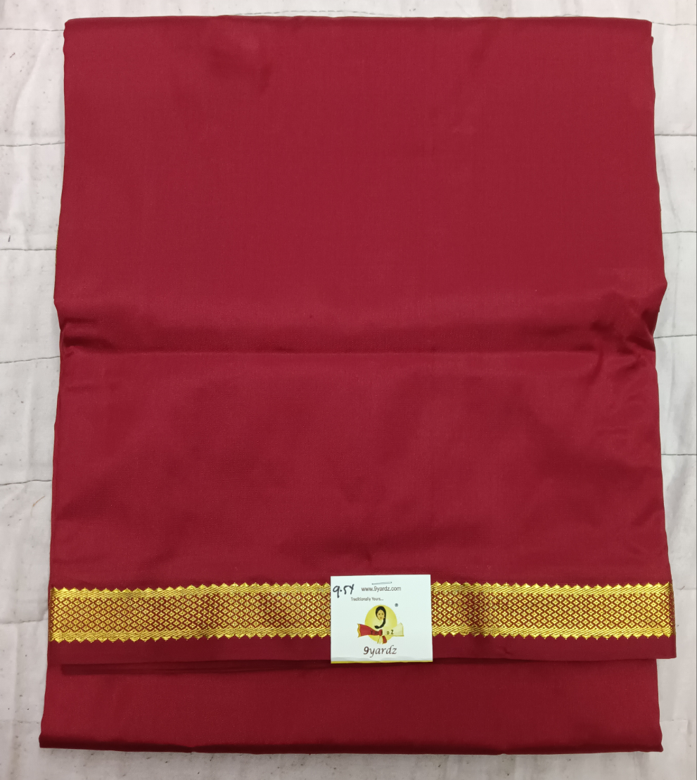 Pure silk 9.5yardz Muhurtham saree