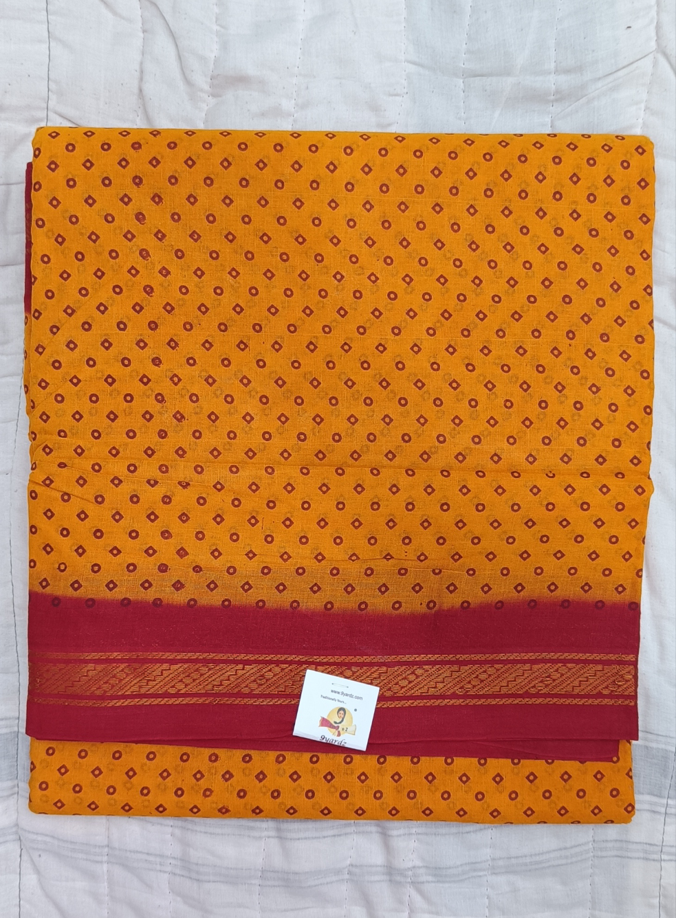 Sungudi cotton 12 yardz