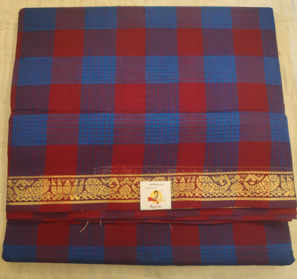 Chettinadu / Karaikudi cotton 10.5 yards madisar