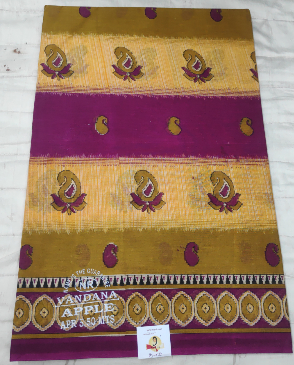 Cotton printed saree