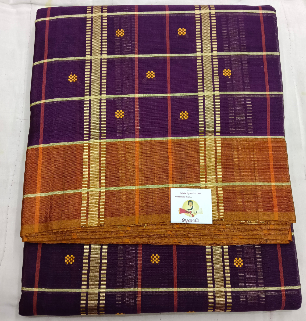 Devendra Checked Butta 10.5yards