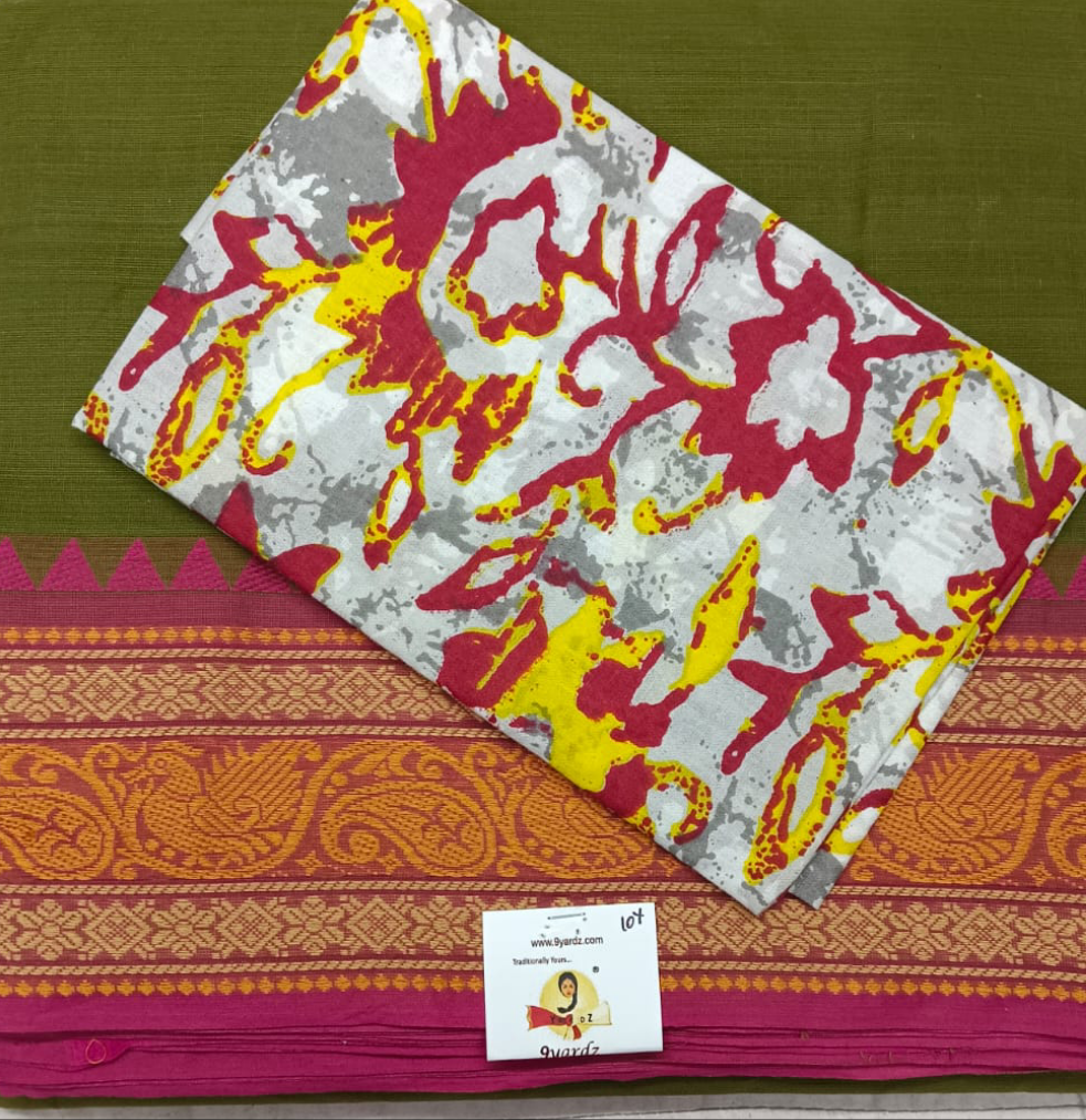 Arupukottai cotton 10 yards madisar