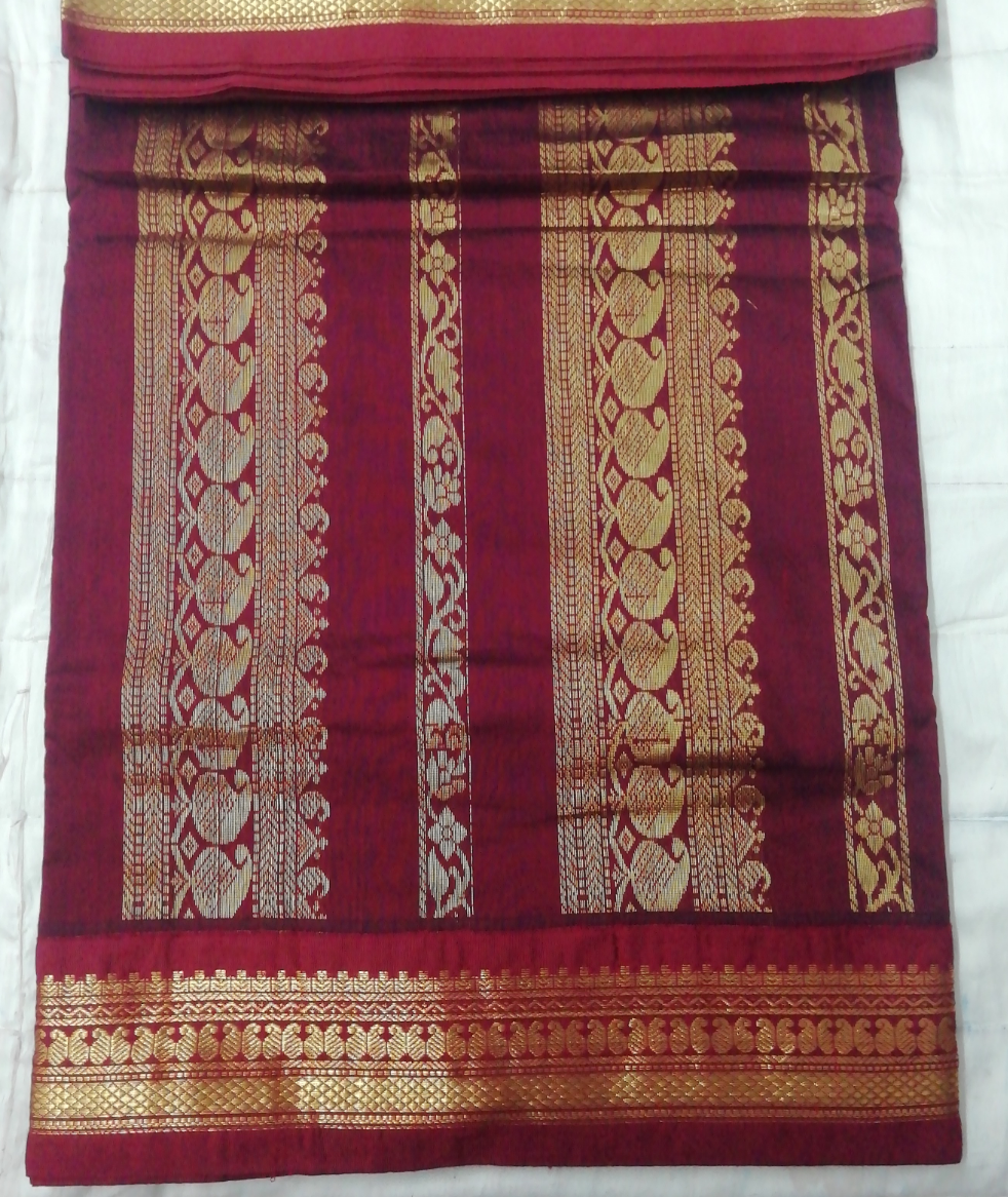 Kalyani Cotton Butta  9.5yards