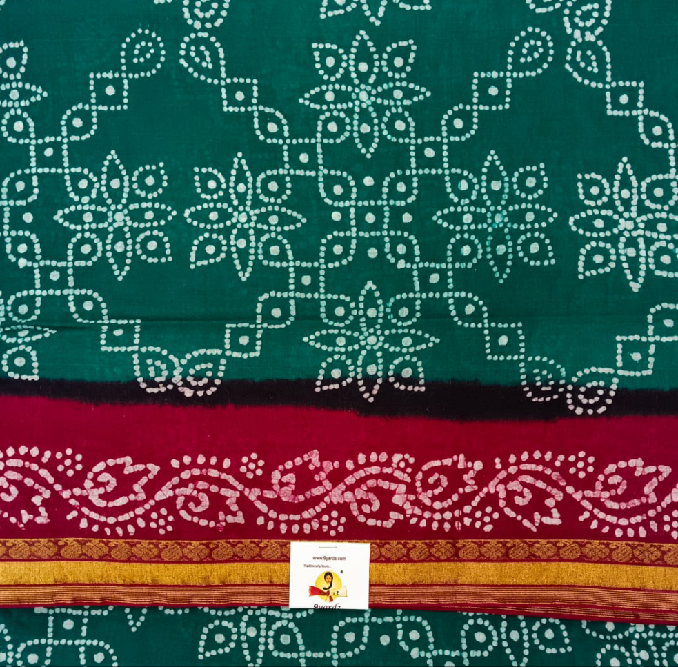 Sungudi cotton 10.5 yards madisar