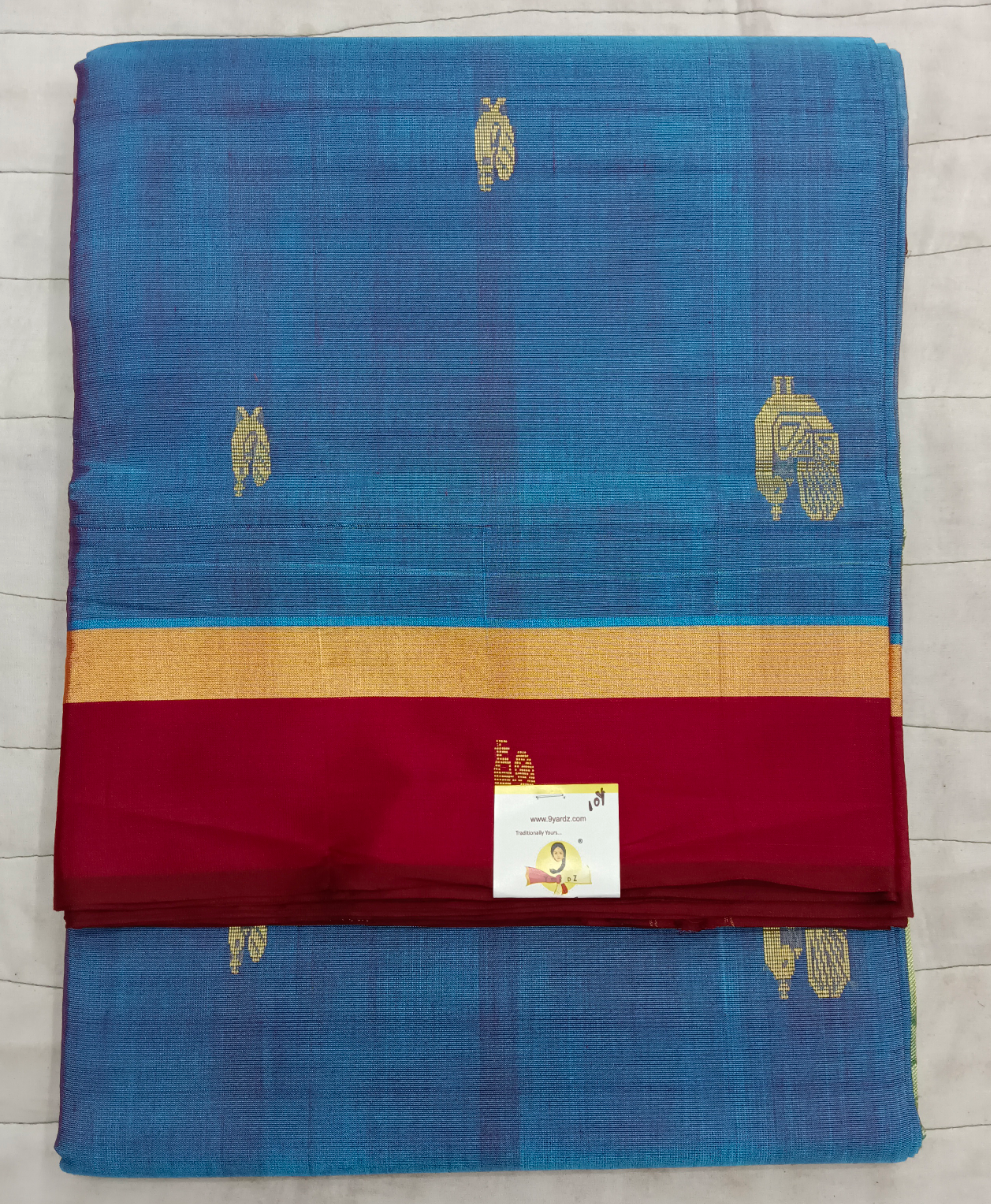 Devendra 10yards Body  Embossed
