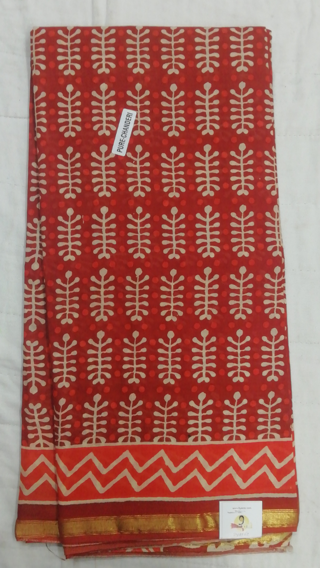 Chanderi cotton 6 yards